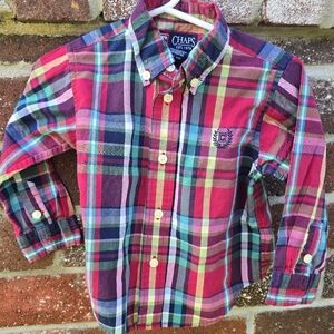 Chaps Kids Plaid Shirt - Multicolor VGUC